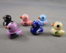 Porcelain Duck Beads 4pc C723