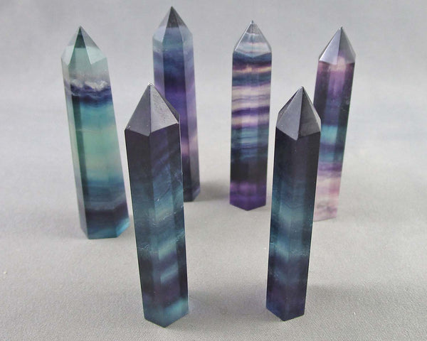 You Choose!  Gemstone Towers - Rainbow Fluorite