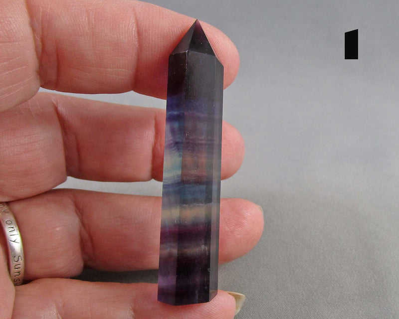 You Choose!  Gemstone Towers - Rainbow Fluorite