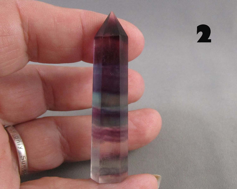 You Choose!  Gemstone Towers - Rainbow Fluorite