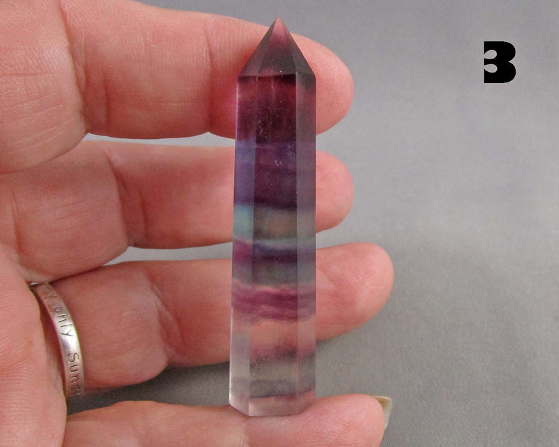 You Choose!  Gemstone Towers - Rainbow Fluorite