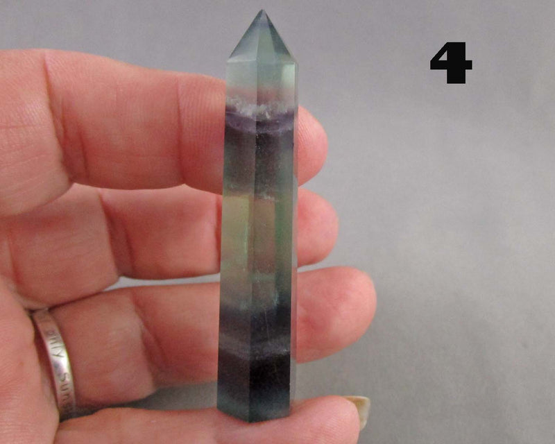 You Choose!  Gemstone Towers - Rainbow Fluorite