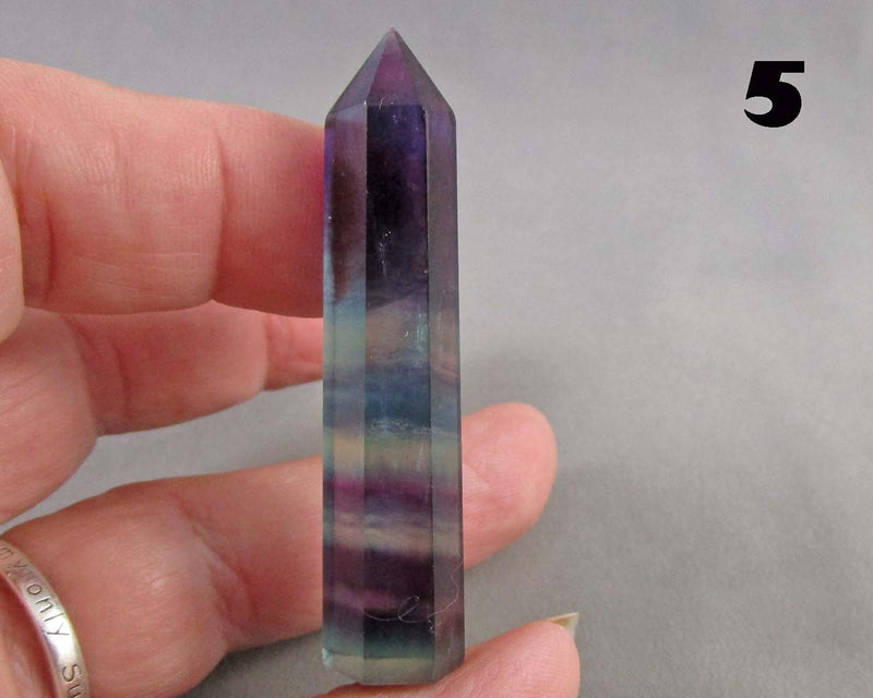 You Choose!  Gemstone Towers - Rainbow Fluorite