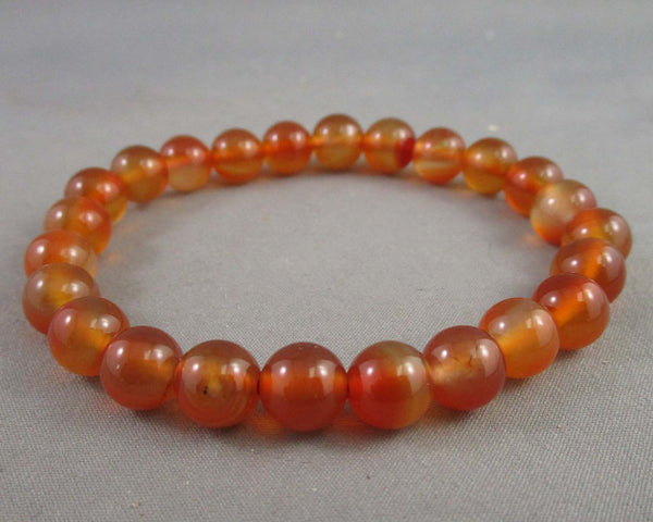 Carnelian Gemstone Bracelet B056-1 (Vintage)