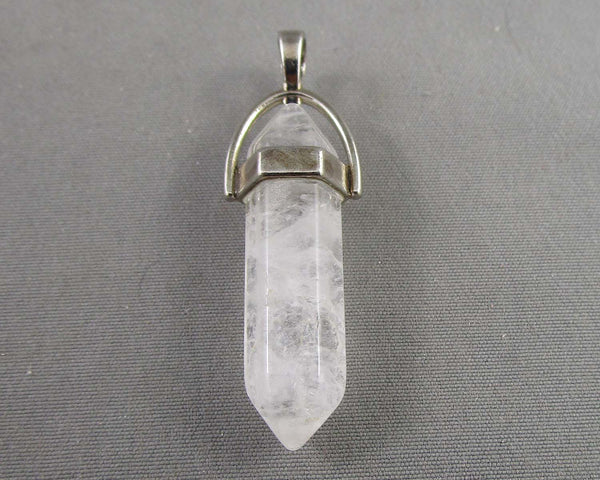 Clear Quartz Pendant (Vintage) B052-3