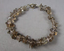 Smoky Quartz Gemstone Bracelet (Vintage) H049-9