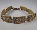 Copper Bracelet with Southwest Tribal Dancer Design (Vintage) H049-15