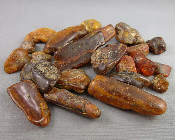 You Choose! Natural Amber Stones (Drilled) DROP 1