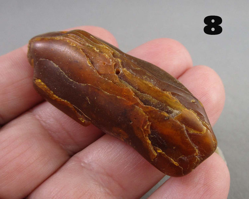 You Choose! Natural Amber Stones (Drilled) DROP 1