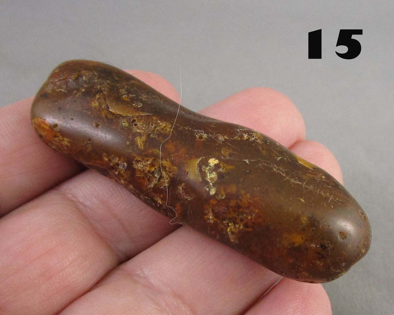 You Choose! Natural Amber Stones (Drilled) DROP 1