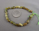 Green Garnet Nugget Beads C731