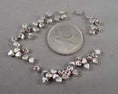 Silver Tone Mini Heart Spacer Beads 3.5x4mm 50pc C115