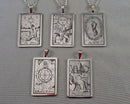 You Choose!  Stainless Steel Major Arcana Tarot Card Pendants!