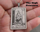 You Choose!  Stainless Steel Major Arcana Tarot Card Pendants!