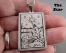 You Choose!  Stainless Steel Major Arcana Tarot Card Pendants!