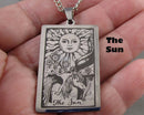 You Choose!  Stainless Steel Major Arcana Tarot Card Pendants!