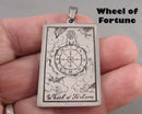 You Choose!  Stainless Steel Major Arcana Tarot Card Pendants!