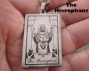 You Choose!  Stainless Steel Major Arcana Tarot Card Pendants!