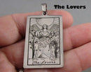 You Choose!  Stainless Steel Major Arcana Tarot Card Pendants!