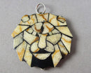 Lee Sands Coral Lion Head Pendant H056-11