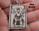 You Choose!  Stainless Steel Major Arcana Tarot Card Pendants!