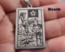 You Choose!  Stainless Steel Major Arcana Tarot Card Pendants!