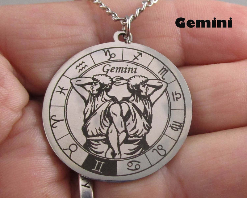 You Choose! Stainless Steel Zodiac Symbol Pendants!
