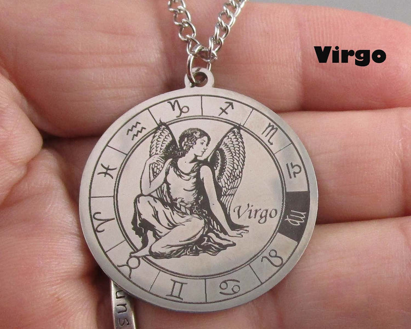 You Choose! Stainless Steel Zodiac Symbol Pendants!