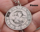 You Choose! Stainless Steel Zodiac Symbol Pendants!