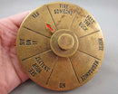RARE!  Solid Brass Executive Decision Spinner (Vintage)