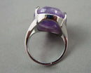 Amethyst Faceted Gemstone Ring H005-18