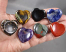 You Choose!  Gemstone Heart Worry Stones