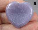 You Choose!  Gemstone Heart Worry Stones