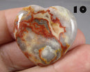 You Choose!  Gemstone Heart Worry Stones