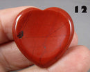 You Choose!  Gemstone Heart Worry Stones