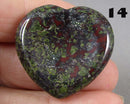You Choose!  Gemstone Heart Worry Stones