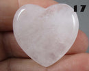 You Choose!  Gemstone Heart Worry Stones