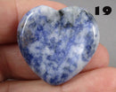 You Choose!  Gemstone Heart Worry Stones
