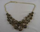Acrylic Stone Statement Necklace Vintage H057-5