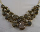 Acrylic Stone Statement Necklace Vintage H057-5