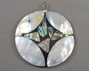 Abalone Gemstone Pendant H057-8