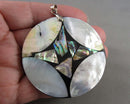 Abalone Gemstone Pendant H057-8
