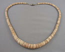 Shell Gemstone Necklace Vintage H057-14