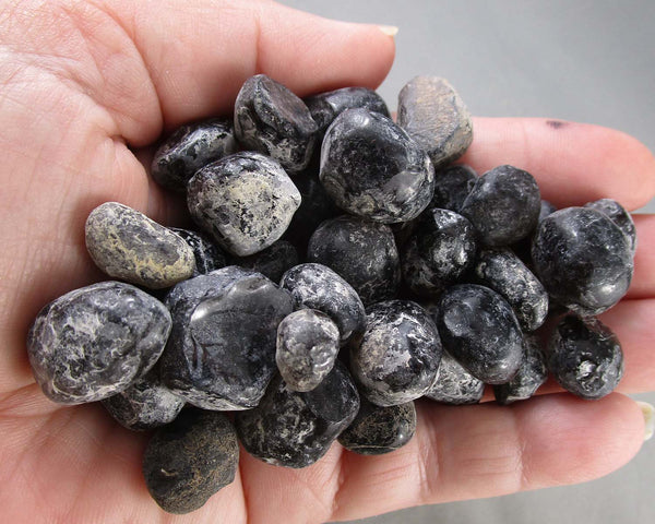Mini Raw Obsidian Nodules (Apache Tears) 5 pcs J034