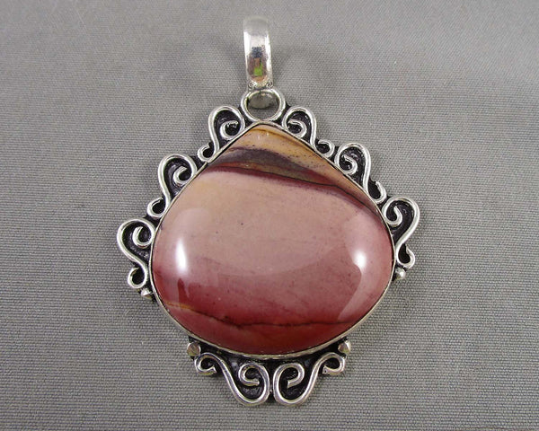 Mookaite Jasper Pendant (Vintage) H037-5