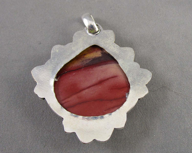 Mookaite Jasper Pendant (Vintage) H037-5