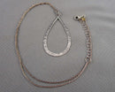 925 Sterling Silver Pendant Necklace (Vintage) H058-18