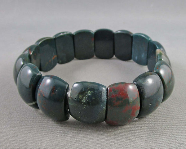 Bloodstone Gemstone Bracelet (Vintage) H037-19
