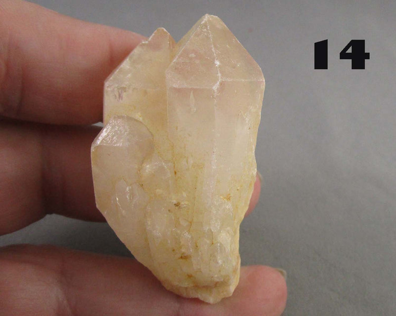 You Choose!  Tangerine Quartz Crystals