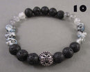You Choose!  Handcrafted Lava Stone & Gemstone Grounding Bracelets!